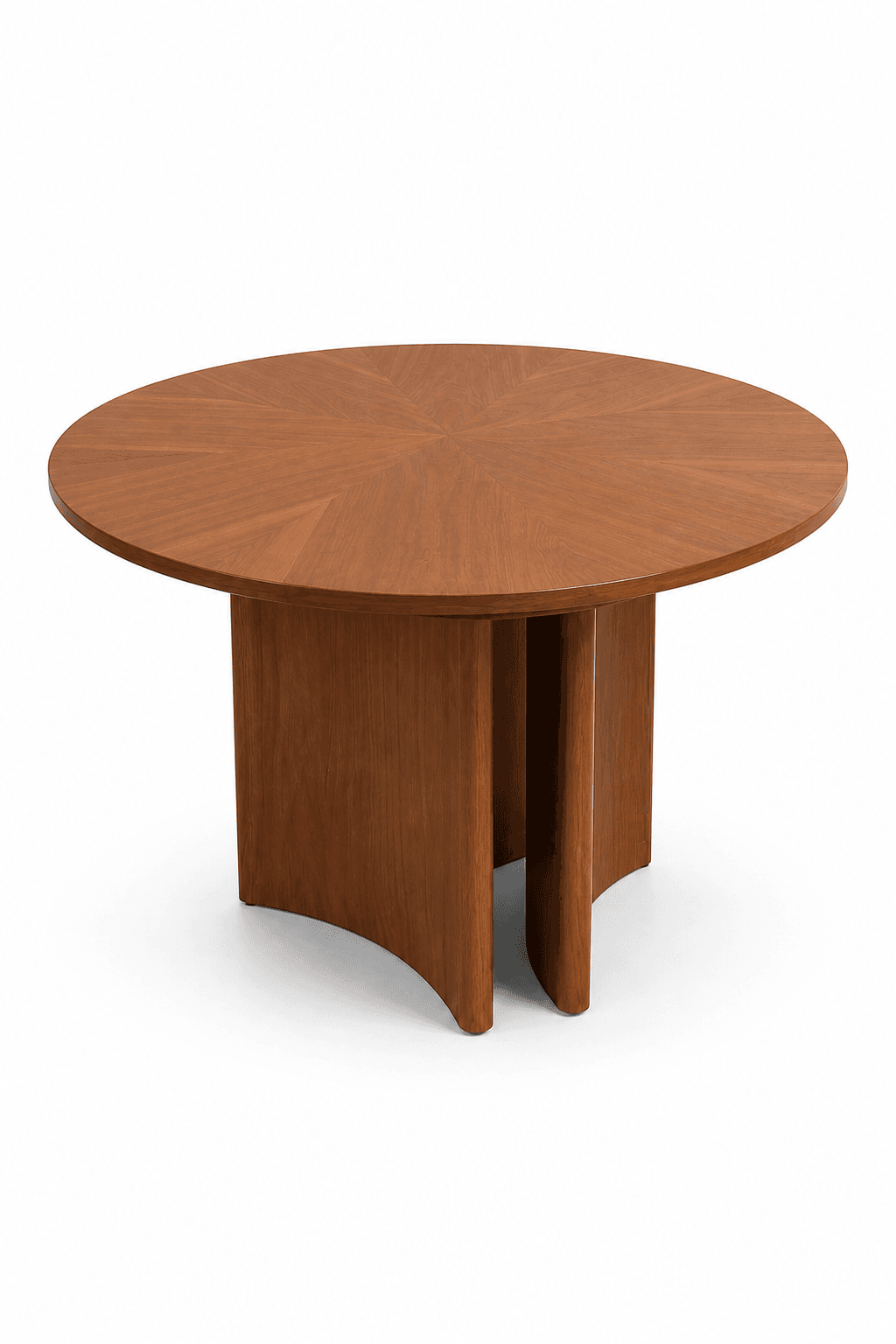 Walnut Round Dining Table