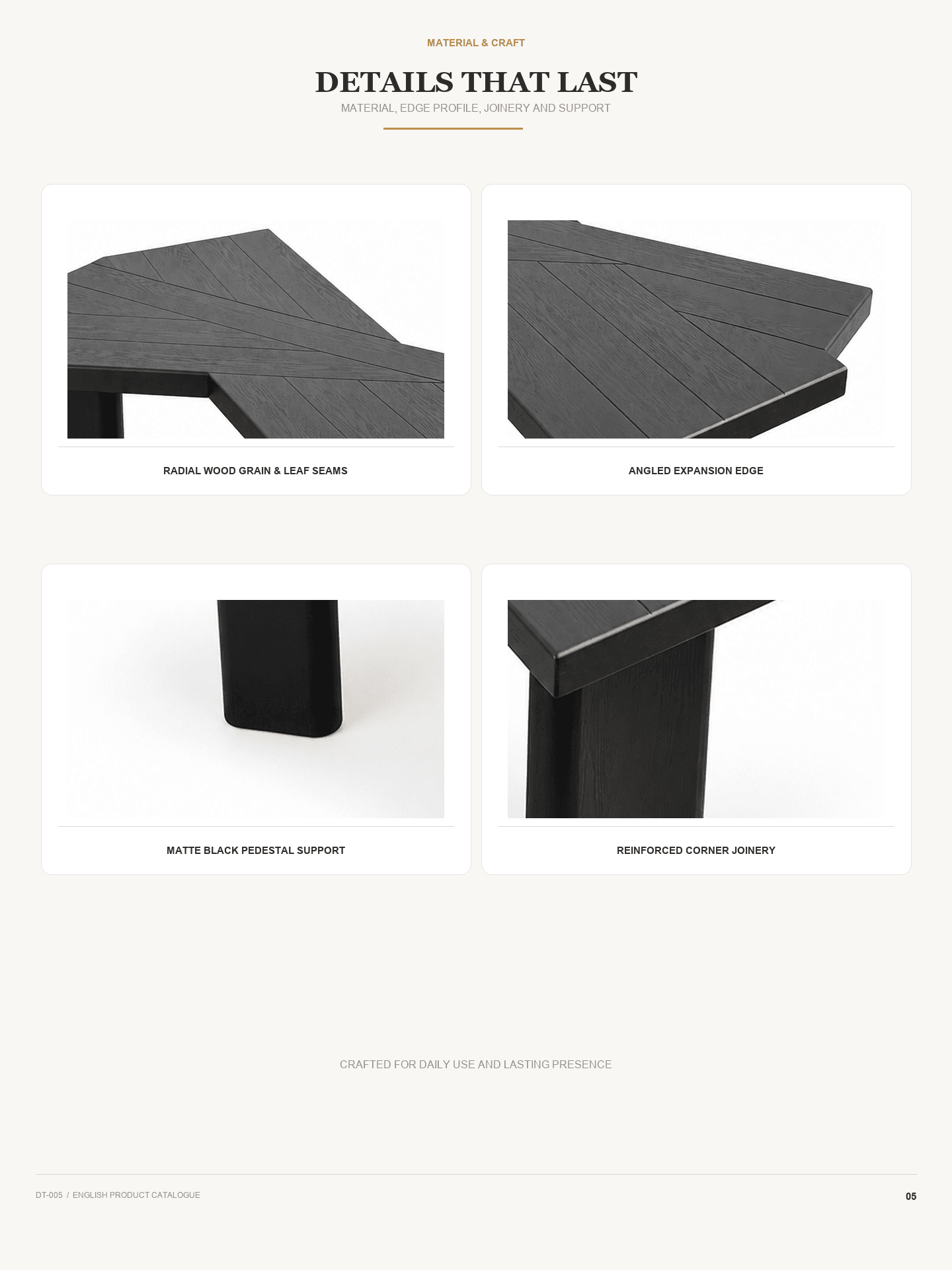 DT-005 · Material and craft